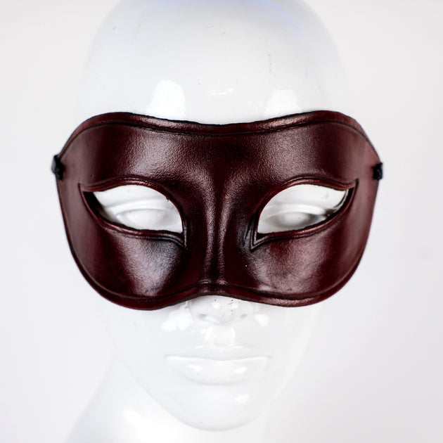 Eye Leather Mask Embossed Outline – Masquerade Mask Design