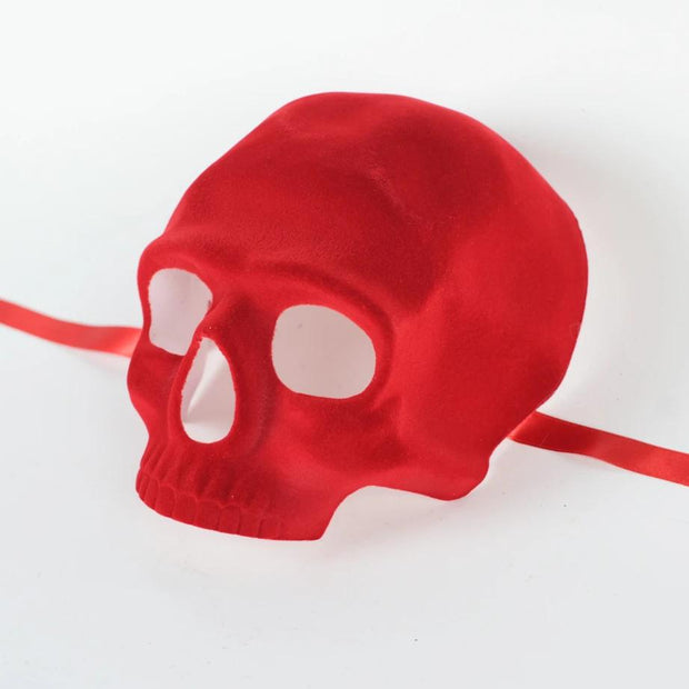 Skull Velvet Red