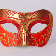 Detail eye_mask_settecento_brill_gold_red