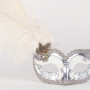 Detail eye_mask_can_can_silver_white