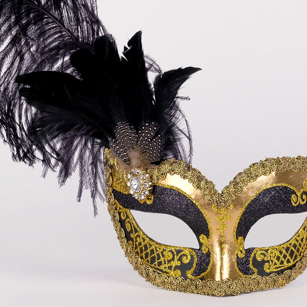 Detail eye_mask_can_can_gold_black