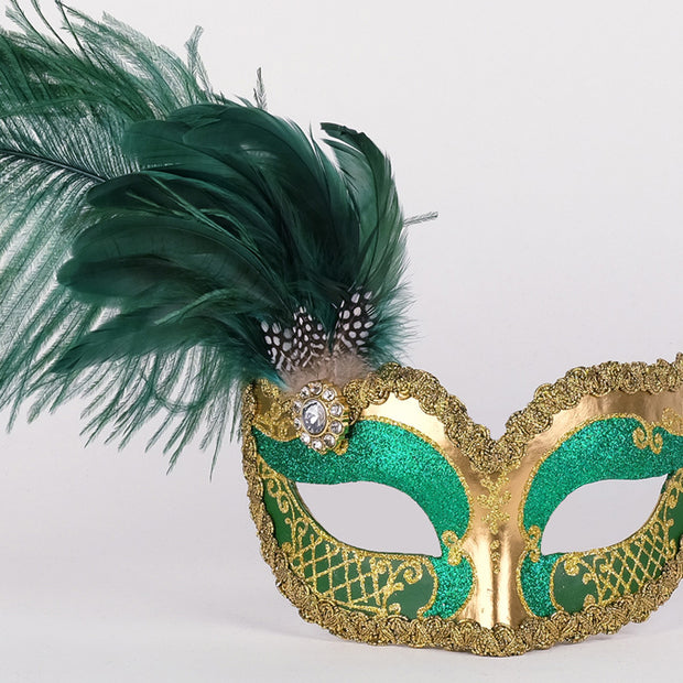 Detail eye_mask_can_can_gold_green